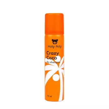 HOLLY POLLY Шампунь сухой, мини / Crazy Coco 75 мл