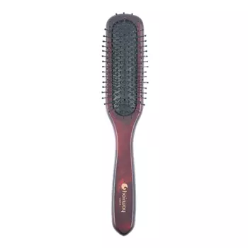 HAIRWAY Щетка Choco массажная, большая, металлические штифты, 7 рядов