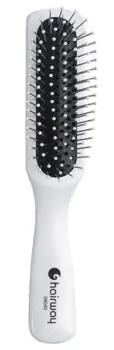 HAIRWAY Щетка Glaze массажная на пластмассовой основе, металлические штифты, 7 рядов
