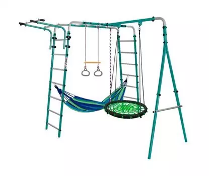 Спортивно-игровой комплекс Midzumi Yokina Ko Umi Large XL (Гнездо большое зеленое (синий гамак)) 20155