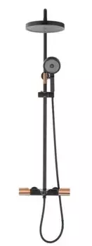 Душевая система Oulin OL-HT-2318 медь, черный
