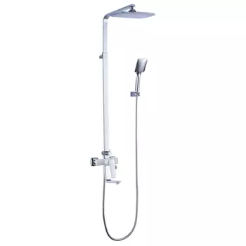 Душевая стойка Lemark Allegro LM5962CW хром, белый