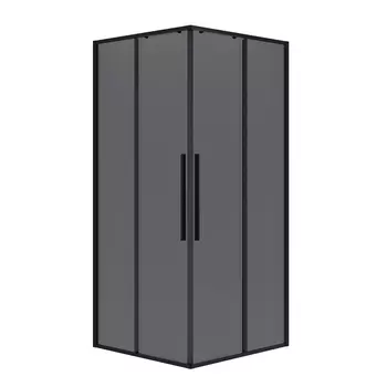 Душевое ограждение Niagara Nova NG-2822-34BLACK стекло тонированное, профиль черный