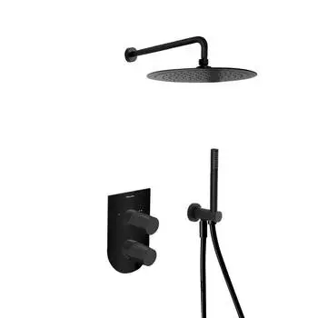 Душевая система RamonSoler Tzar K3415021NM черный матовый