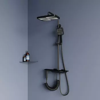 Душевая система RGW Shower Panels 51140135-04 черный