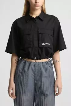 Рубашка на кулиске укороченная Karl Lagerfeld Jeans