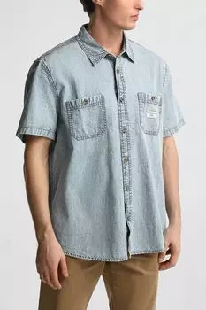 Рубашка джинсовая с коротким рукавом Guess Jeans