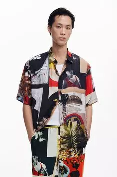Рубашка с коротким рукавом с принтом Desigual
