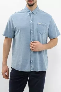 Рубашка хлопковая с коротким рукавом Guess Jeans