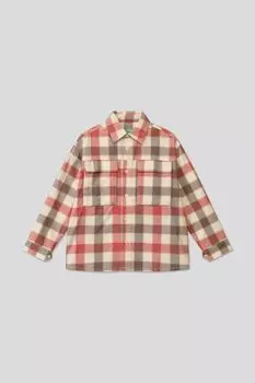 Рубашка хлопковая в клетку Benetton
