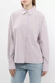 Рубашка хлопковая в полоску Marc O'Polo Denim