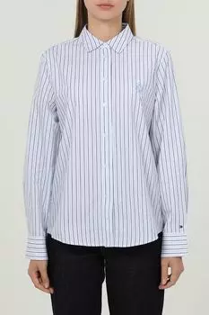 Рубашка хлопковая в полоску Tommy Hilfiger
