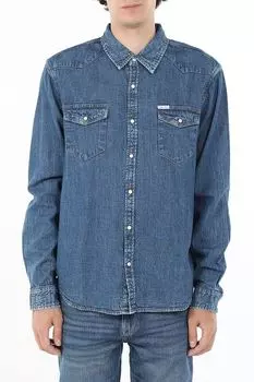 Рубашка джинсовая с карманами Guess Jeans