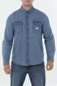 Рубашка джинсовая с карманами Guess Jeans