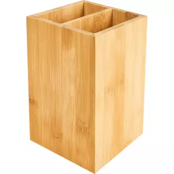 Подставка для кухонных принадлежностей Delinia 10.3x16x10.3 см бамбук