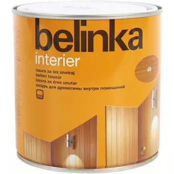 Покрытие защитно-декоративное для дерева Belinka Interier цвет осенний лист 0.75 л