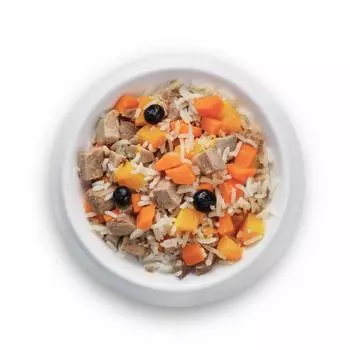 Petsmack филе утки с тыквой, морковью, пропаренным рисом и черникой для собак (2х100 г)