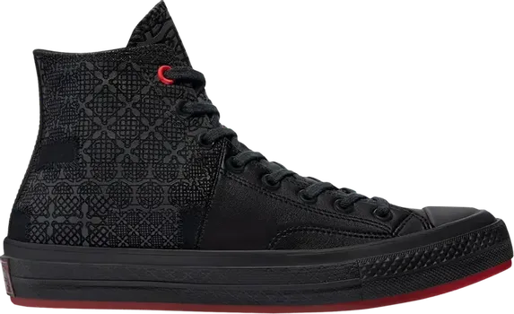 Кроссовки Converse Chuck 70 High Chinese New Year - Black Patchwork, черный