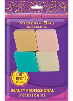 Спонжи для пудры и тональной основы VICTORIA SHU