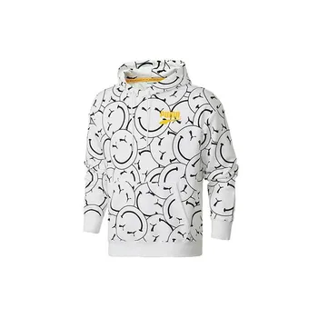 Puma Club AOP Smiley Print Hoodie Men Hoodie White 530367-02 M