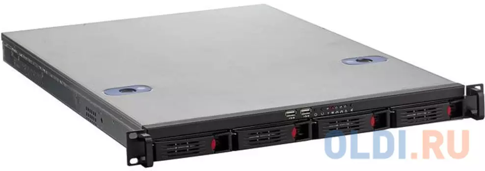 Серверный корпус 1U Exegate Pro 1U660-HS04 400 Вт черный серый