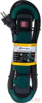 Electraline Удлинитель 4Р с выключателем H07RN-F 3x1,5-4М 16А 62085