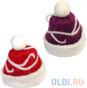 Елочные украшения Winter Wings "Шапка" 11 см 1 шт в ассортименте