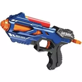 Бластер Zecong Toys BlazeStorm механический с мягкими МЕГАпулями - ZC7108