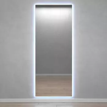 Безрамное зеркало с холодной подсветкой Genglass Halfeo Slim NF LED XL GGL-05-XL-slim-6000-1