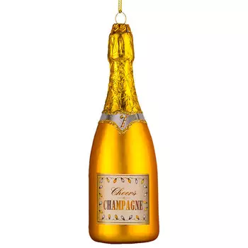 Украшение ErichKrause Decor Роскошное шампанское gold 15см
