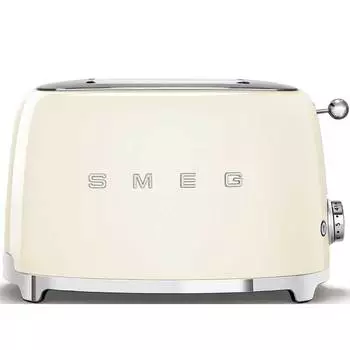 Тостер на 2 ломтика Smeg 50’s Style, кремовый