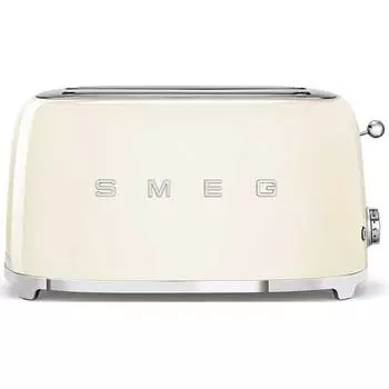 Тостер на 4 ломтика Smeg 50’s Style, кремовый