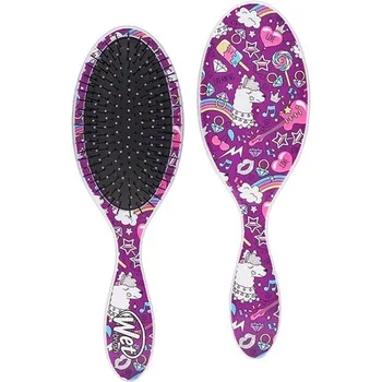 Расческа для волос Wetbrush Original Happy Hair Detangler с ультрамягкой щетиной Intelliflex - Llama Design, Wet Brush