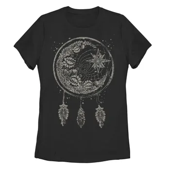 Футболка Juniors' Dream Moon с рисунком «Ловец снов», черный