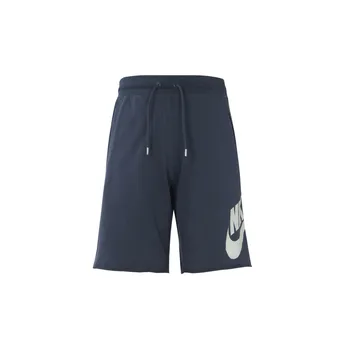 Дышащие спортивные повседневные шорты Nike с большим логотипом и принтом на шнурке, мужские синие AT5268-471 M