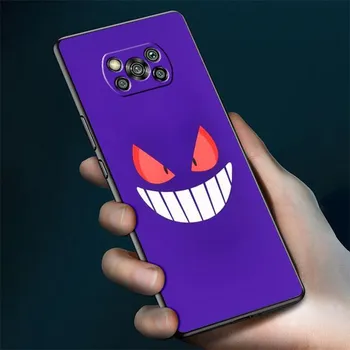 Чехол для Xiaomi Poco X3 Pro X4 NFC F4 GT F3 M5 M4 5G M3 11 Lite 11T 10T 9T черный силиконовый чехол для телефона Gengar Pokemon Cool Mi 9T