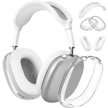 Чехол 3 в 1 для AirPods Max, беспроводные наушники из ТПУ, противоударный чехол, сменный чехол, защитный чехол для Air Pods Max 2021 For AirPods Max
