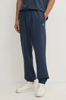 Хлопковые спортивные брюки Calvin Klein Jeans, синий