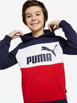 Худи для мальчиков PUMA Ess+ Colorblock, Синий