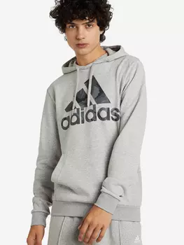 Худи мужская adidas, Серый