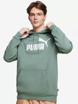 Худи мужская PUMA Ess Big Logo Varsity Green, Зеленый
