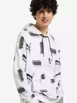 Худи мужская PUMA Power AOP, Белый