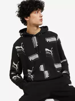 Худи мужская PUMA Power AOP, Черный