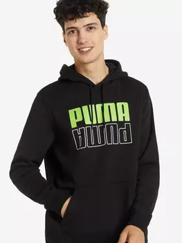 Худи мужская PUMA Power, Черный, размер 44-46