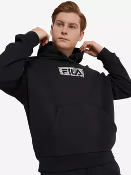 Худи мужское оверсайз FILA, Черный