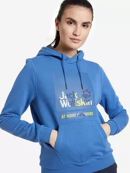 Худи женская Jack Wolfskin 365 Hideaway, Синий, размер 44