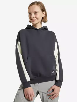 Худи женская Jack Wolfskin 365, Серый, размер 50