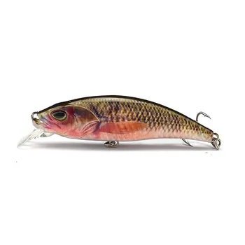 Электронно-механическая приманка для ловли рыбы Minnow Ration Тонущая жесткая приманка Аксессуары для пресноводной и морской рыбалки серый