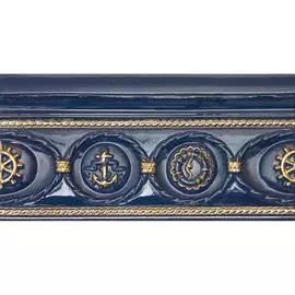 Бордюр Maritima Ceramics Rumbo Cenefa Deriva Aqua 15x30 см