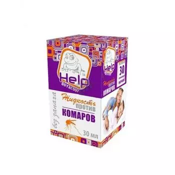 Жидкость от комаров HELP без запаха 30 ночей инсектицидная